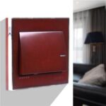 Import 1 Gang 1 Way Light Switch Wooden Cherry from chinese wholesale supplier and manufacturer