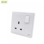 Import 1 Gang 13A BS Plug Socket from chinese wholesale supplier and manufacturer