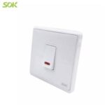 Import 1 Gang 45A Double Pole Switch With Neon from chinese wholesale supplier and manufacturer