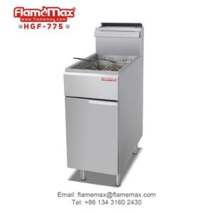 Import 1 tank 2 basket gas deep fryer from chinese wholesale supplier and manufacturer