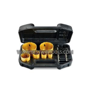 Import 10 pcs Bi-Metal Hole Saw Set from chinese wholesale supplier and manufacturer