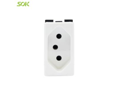 Import 10A Brazil Power Socket Outlet Modular from chinese wholesale supplier and manufacturer