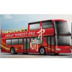 Import 11.4m double-decker sightseeing bus from chinese wholesale supplier and manufacturer