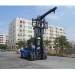 Import 12 Ton Diesel Heavy Forklift Truck attach Telescopic Boom Crane from chinese wholesale supplier and manufacturer