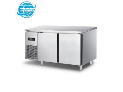Import 1200mm / 1500mm Two-Door Kitchen Refrigerator Table Freezer from chinese wholesale supplier and manufacturer