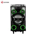 Import 120W Portable trolley speaker with Karaoke portable speaker with usb port from chinese wholesale supplier and manufacturer