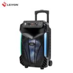Import 12inch Fashionable Waterproof Party Portable Rechargeable Blue tooth DJ Speaker Trolley from chinese wholesale supplier and manufacturer