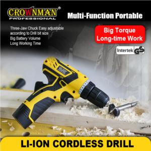 Import 12V Rechargable LI-ION Cordless Power Drill from chinese wholesale supplier and manufacturer