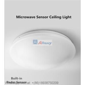 Import 12W Day White Round Microwave Motion Sensor LED Surface Mount Ceiling Light with motion sensor for Hallway Corridor Stairs from chinese wholesale supplier and manufacturer