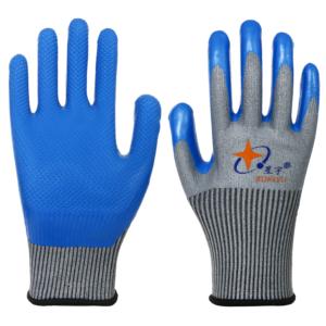 Import 13 gauge HPPE Adamas Technology with ECO-Latex coated glove from chinese wholesale supplier and manufacturer