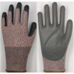 Import 13gauge HPPE ANTI-CUT level C Black PU coated ESD glove from chinese wholesale supplier and manufacturer