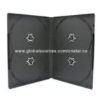 Import 14mm Black DVD Case for 4 Discs from chinese wholesale supplier and manufacturer