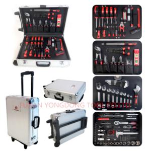 Import 157pcs toolbox multi-function aluminum case hardware tool set from chinese wholesale supplier and manufacturer