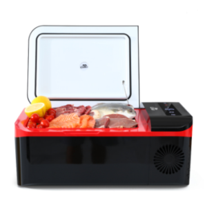 Import 15L Cool and heat Compressor Portable in Mini Car Fridge from chinese wholesale supplier and manufacturer