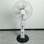 Import 16” rechargeable stand fan with LED light from chinese wholesale supplier and manufacturer
