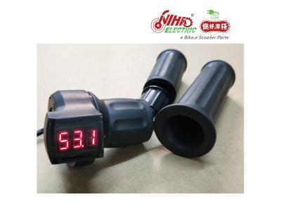 Import 18 E-BIKE 12V-72V Ebike Half Twist Throttle With LED Digital Voltage Display E Bike from chinese wholesale supplier and manufacturer