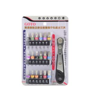 Import 19 PCs 1/4″ 6.35mm Mini Ratchet Wrench Slotted Hexagon and Torx Screwdriver Bit Set from chinese wholesale supplier and manufacturer