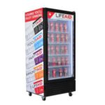 Import 190 glass door beverage display merchandiser from chinese wholesale supplier and manufacturer