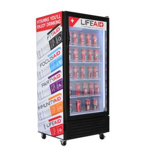 Import 190 glass door beverage display merchandiser from chinese wholesale supplier and manufacturer