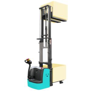 Import 1ton double-pallet electric stacker from chinese wholesale supplier and manufacturer