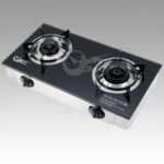 Import 2 burner tempered glass 2D printing gas cooker stove from chinese wholesale supplier and manufacturer
