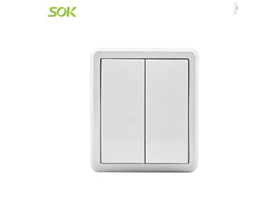 Import 2 Gang 1 Way Light Switch (Surface Mounted) from chinese wholesale supplier and manufacturer