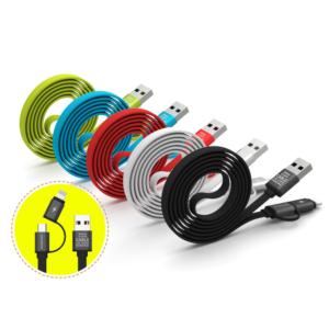 Import 2 IN 1 USB DATA & CHARGING CABLE from chinese wholesale supplier and manufacturer