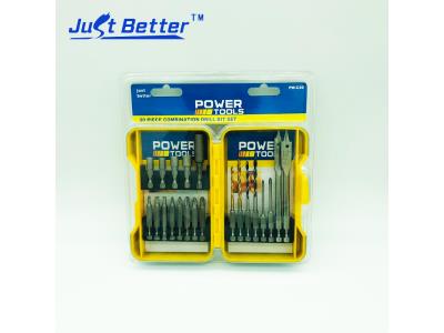 Import 20 PCS combination drill bit set from chinese wholesale supplier and manufacturer