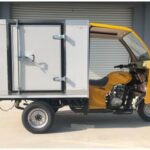 Import 200CC Gasoline Cargo Tricycle with enclosed PU BOX for Fresh Keeping from chinese wholesale supplier and manufacturer