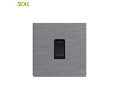 Import 20AX Double Pole Switch with Neon – Stainless Steel from chinese wholesale supplier and manufacturer