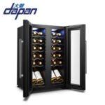 Import 24 bottles two door dual zone side by side compressor wine cooler from chinese wholesale supplier and manufacturer
