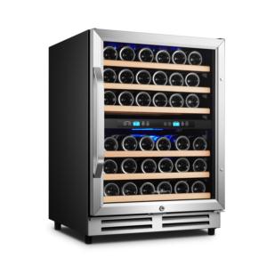 Import 24 inch dual zone wine cooler from chinese wholesale supplier and manufacturer
