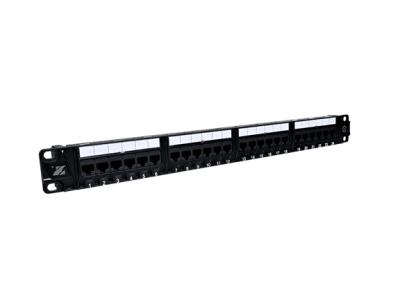 Import 24 Port CAT5e Unshielded Patch Panel from chinese wholesale supplier and manufacturer