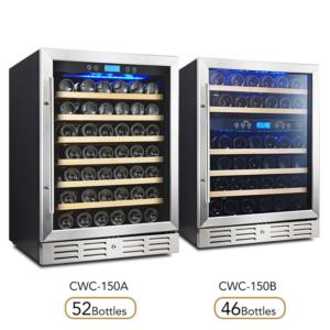 Import 24″under-counter compressor wine cooler from chinese wholesale supplier and manufacturer