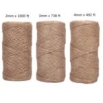 Import 2mm and 3mm jute twine rope for garden from chinese wholesale supplier and manufacturer