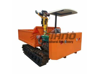 Import 2ton Rubber Track Crawler Carrier Mini Dumper Truck for Palm Oil Fruit Grabber from chinese wholesale supplier and manufacturer