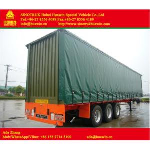 Import 3-Axle Curtain Side Semi Trailer for beer/milk/cola from chinese wholesale supplier and manufacturer