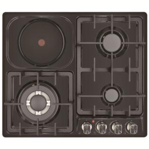 Import 3 Gas Burners with 1 Electric Burner Built-in Gas Hob from chinese wholesale supplier and manufacturer