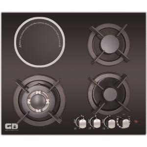 Import 3 Gas Burners with 1 Electric Burner Built-in Gas Hob from chinese wholesale supplier and manufacturer