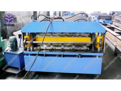 Import 30m/min double layer roof sheet roll forming machine from chinese wholesale supplier and manufacturer