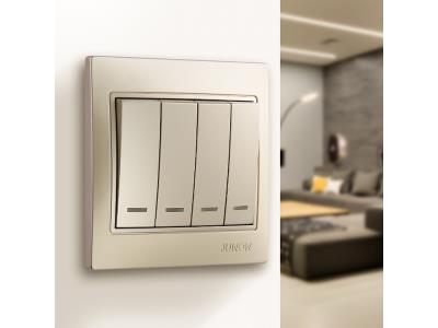 Import 4 Gang Wall Switch from chinese wholesale supplier and manufacturer
