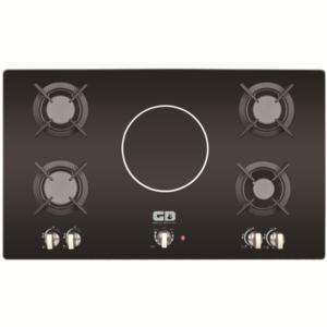 Import 4 Gas burner +1 Hotplate Built-in HOB from chinese wholesale supplier and manufacturer