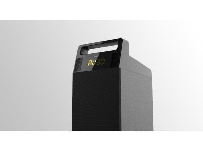 Import 40w floor standing speakers with Bluetooth AUX USB/SD FM LED Remote MIC Jack Wireless MIC from chinese wholesale supplier and manufacturer