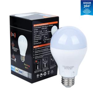 Import 4W 7W 9W E27 Automatic On/Off Microwave Motion Sensor LED Light Bulb for Indoor Corridor Hallway Garage Staircase from chinese wholesale supplier and manufacturer