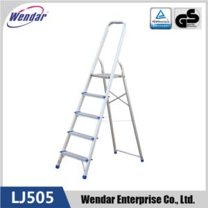 Import 5-step alumnium household ladder with GS from chinese wholesale supplier and manufacturer