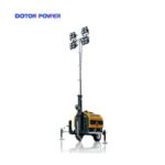 Import 5.5M 4X1000W Manual Construction Trailer Light Plant Generator from chinese wholesale supplier and manufacturer