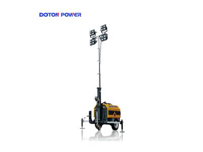 Import 5.5M 4X1000W Manual Construction Trailer Light Plant Generator from chinese wholesale supplier and manufacturer