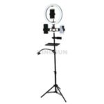 Import 51″ remote 10.2″ selfie ring light with phone holder and adjustable telescopic tripod stand for live stream from chinese wholesale supplier and manufacturer