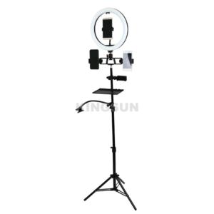 Import 51″ remote 10.2″ selfie ring light with phone holder and adjustable telescopic tripod stand for live stream from chinese wholesale supplier and manufacturer