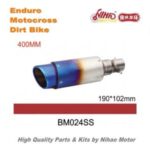 Import 55 BM024SS Motocross Parts Universal stainless steel Muffler Silence exhaust pipe from chinese wholesale supplier and manufacturer